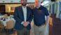 Michael McGill with Mississippi Senator Jeff Tate at the Harrison County Republican Club luncheon, August 2025.